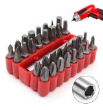 33Pcs Security Tamper Proof Torx Screwdriver Bit Set Spanner Star Hex Drill Holder