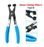 Flat Band Ring Spring Type Swivel Hose Clamp Pliers Car Auto Water Pipe Removal